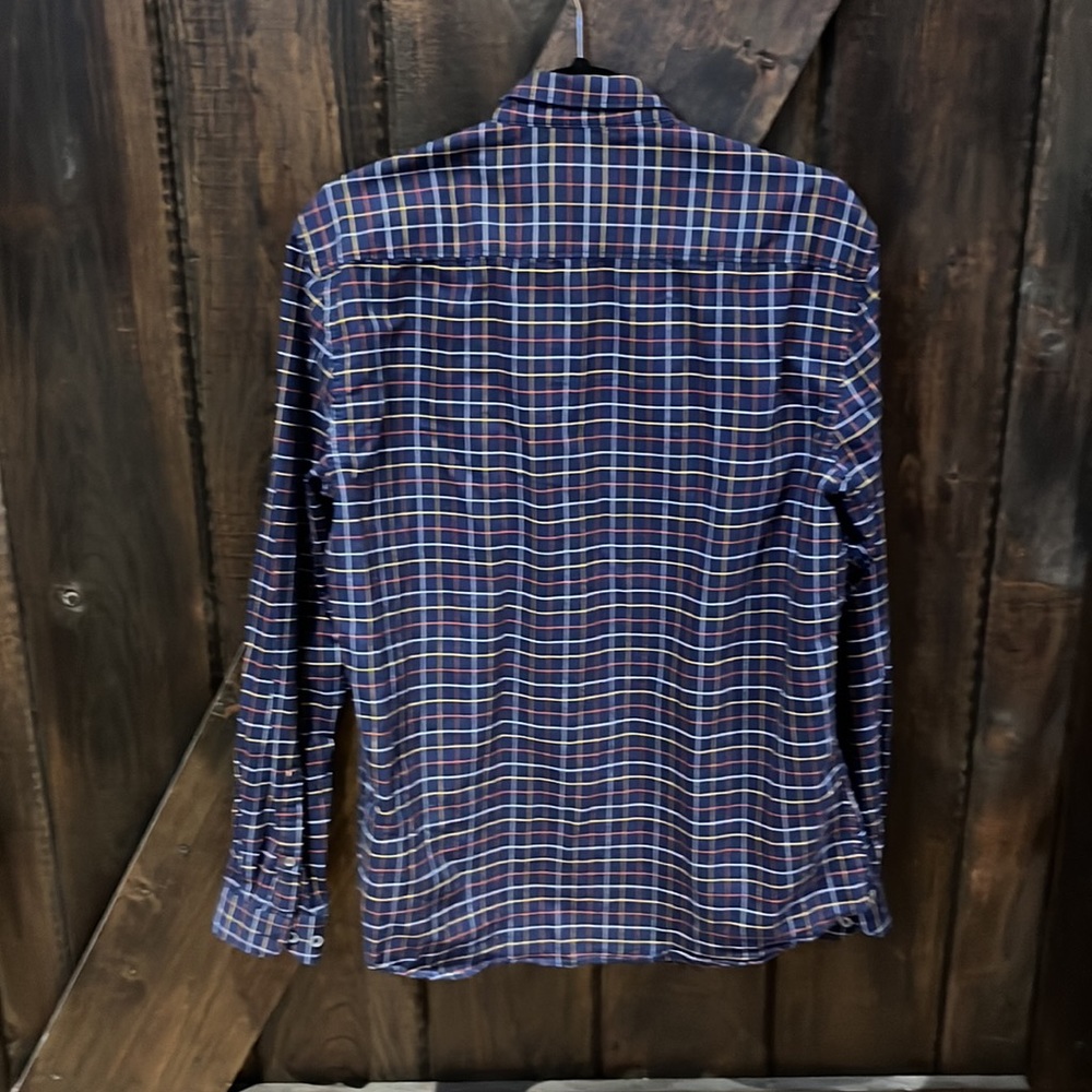 Rare Rabbit long sleeve plaid button down top - Picture 3 of 12